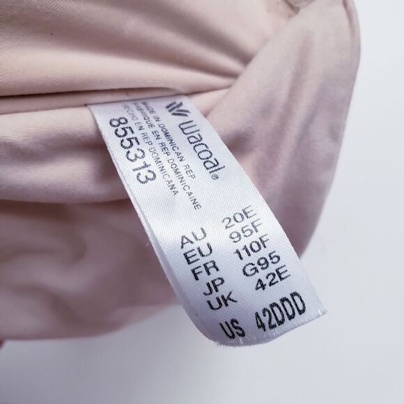 Wacoal Sand Perfect Primer Front Close Underwire Bra 42DDD - Picture 5 of 6